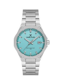 Daniel Klein - Classic Design Silver Strap Blue Dial Watch for Men-DK.1.13999-3 (M)