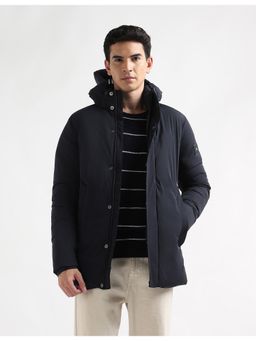 Arrow Sports - Navy Blue Men Solid Regular Fit Jacket