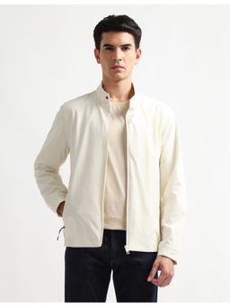 Arrow Sports - Off White Men Solid Regular Fit Casual Jacket