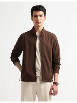 Arrow Sports - Brown Men Solid Regular Fit Casual Jacket