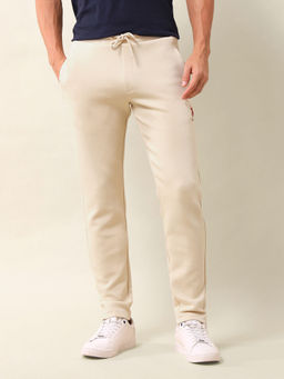 U.S. POLO ASSN. - Solid Beige Cotton Trackpant