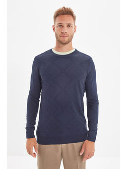 Trendyol - Man Navy Blue Sweater