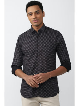 Peter England - Men Grey Slim Fit Casual Shirts