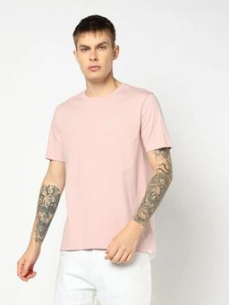GAP - Men Pink Half Sleeves T-shirt