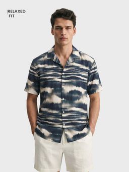 The Indian Garage Co - Men Multi-Colour Viscose Relaxed Fit Shirt