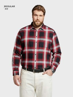 The Indian Garage Co - Men Black Cotton Blend Regular Fit Shirt