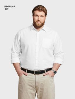 The Indian Garage Co - Men White Cotton Regular Fit Shirt
