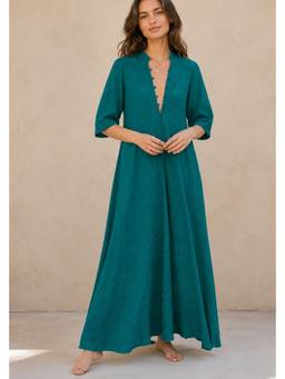MONK & MEI - Teal Elara Gown