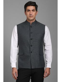 Louis Philippe - Men Grey Nehru Jacket