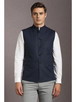 Louis Philippe - Men Navy Nehru Jacket