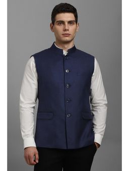 Louis Philippe - Men Blue Nehru Jacket