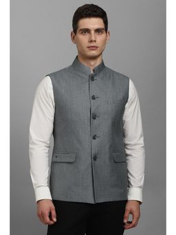 Louis Philippe - Men Grey Nehru Jacket