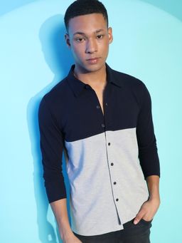 Campus Sutra - Men Colorblocked Full Sleeve Casual Shirts - Multi-color