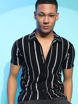 Campus Sutra - Men Stylish Casual Shirts - Black