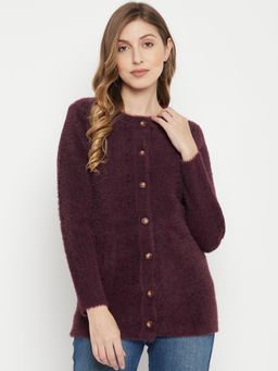 Madame - Winter Wine Cardigan