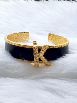 MNSH - Signature Gold Inital Cuff K