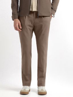 Arrow Newyork - Men Pleated Front Regular Fit Trouser