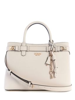 Guess - Stone Solid Gregoria Large Satchel Bag with Detachable Strap