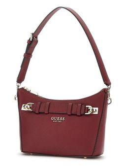 Guess - Burgundy Solid Gregoria Top Zip Handbag