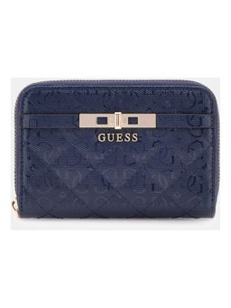 Guess - Midnight Quilted Idra Medium Zip Around Wallet