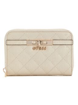 Guess - Stone Quilted Idra Medium Zip Around Wallet