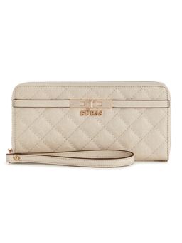 Guess - Stone Quilted Idra Large Zip Around Wallet