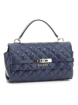 Guess - Midnight Quilted Idra Top Handle Flap Satchel Bag