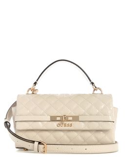 Guess - Stone Quilted Idra Top Handle Flap Satchel Bag