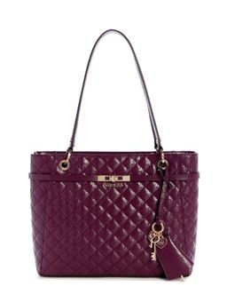 Guess - Wine Quilted Idra Noel Tote Bag