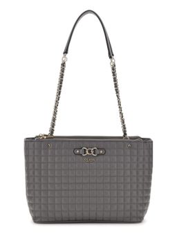 Guess - Slate Quilted Nadira Status Tote Bag