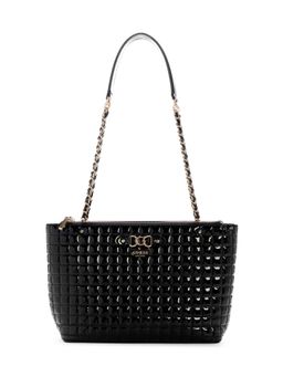 Guess - Black Quilted Nadira Status Tote Bag