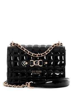 Guess - Black Quilted Nadira Crossbody Sling Bag
