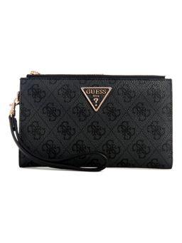 Guess - Coal Logo Printed Laurel Zip Organizer Wallet