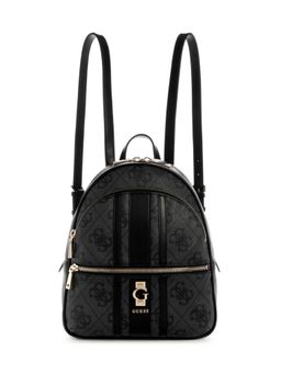 Guess - Black Logo Printed Erenia Large Backpack