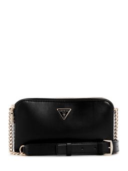 Guess - Black Solid Daryna Status Crossbody Sling Bag