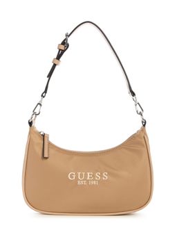 Guess - Beige Solid Arona Handbag