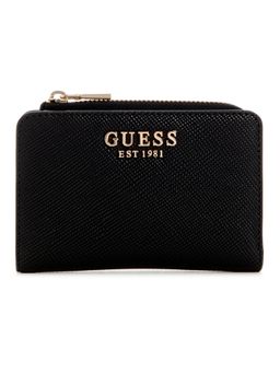 Guess - Black Textured Bolena Zip Around Card Case
