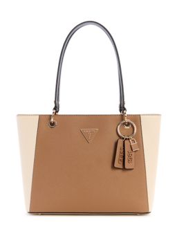 Guess - Tan Textured Noelle Small Tote Bag