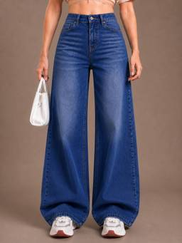VBEAUTI - Tint Bata Wideleg Streachable High Rise Jeans