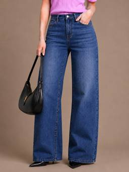VBEAUTI - Tint Bata Wideleg Streachable High Rise Jeans