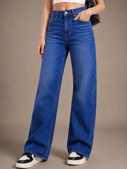 VBEAUTI - Tint Bata Wideleg Streachable High Rise Jeans