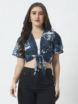 Trend Arrest - Teal Waterfall Shrug