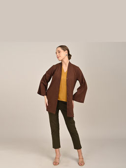 Saltpetre - Womens Regular Fit Solid Brown Co-Ord Set