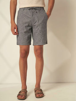 Selected - Blue Organic Cotton Drawstring Shorts