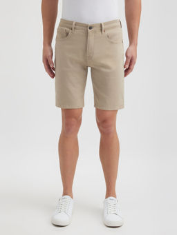 Pepe Jeans - Men Beige Mid Rise Regular Shorts