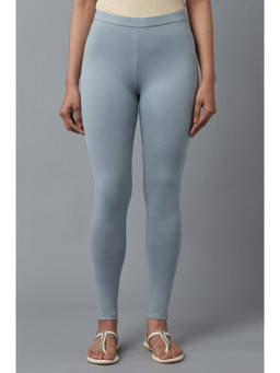 Wishful - Blue Solid Tights