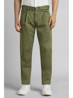 Simon Carter - Olive Trousers with Belt