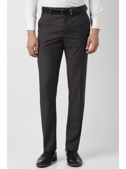 Van Heusen - Men Grey Check Trousers