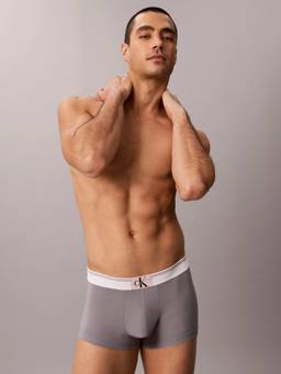 Calvin Klein - Grey Solid Low Rise Trunk