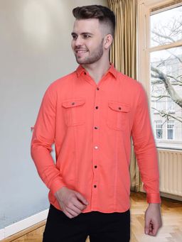 KUONS AVENUE - Kuon'S Avenue Mens Cotton Twill Shirt